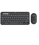 Logitech Pebble 2 Combo - QWERTZ German Layout, Tonal Graphite