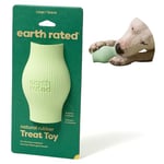 Earth Rated Jouet distributeur de friandises pour chien, jouet d'enrichissement pour chiens adultes et chiots, alimentation lente, passe au lave-vaisselle et au congélateur, caoutchouc naturel, taille