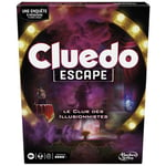 Jeu d'enquête Hasbro Gaming Cluedo Escape Le Club des Illusionnistes