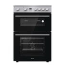 Hisense HDE3211BXUK 60cm Double Electric Oven w/Ceramic Hob - Stainless &black📦