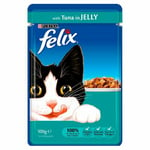 Felix Cat Food Pouch With Tuna In Jelly 20 X 100g