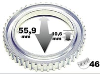 ABS-ring - Saab - 900, 9000