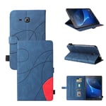 Coque Pour Tablet Samsung Galaxy Tab A 8.0 2019 Sm-T295,Etui Pour Tablet Samsung Galaxy Tab A 8.0 2019 Sm-T295 Pu Housse Flip Coque Avec Built Stand Et Magnétique Fermeture Bande,Bleu