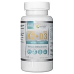 Wish Vitamin K2 MK-7 From Natto 100 mcg + D3 2000 IU 50 mcg, 120 comprimés