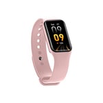 Blackview R1 Montre Connectée - Smartwatch Sport - 24 Modes d'Entraînement - Notifications Intelligentes - Moniteur Fréquence Cardiaque & Sommeil - Calendrier Menstruel - Étanche IP68 - Bracelet Rose