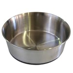 CROCI Bol pour Chien en Acier Dur en Caoutchouc 1,0 L 16 cm