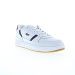 Lacoste T-Clip Set 224 8 SMA Mens White Leather Lifestyle Trainers Shoes