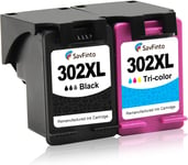 302XL Cartouches d'encre Multipack de Rechange pour HP 302 302XL pour HP Deskjet 1110 2130 2134 3630 3632 3634 Envy 4520 4521 4522 4523 4524 Officejet 3830 3834 4650 4651 4652 4654(Q1302)