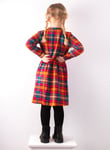 Fred and Noah FRED & NOAH Sunset Tartan Dress Long Sleeve 1-2 Years Multi Coloured female