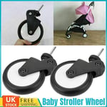 Pair Front/Rear Wheel Baby Stroller Wheels for Babyzen Yoyo Yoya Baby Stroller