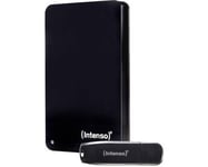 Intenso Memory Drive Disque dur externe 2,5 1 TB noir USB 3.2 (1è gén.) (USB 3.0) avec clé USB 32 Go