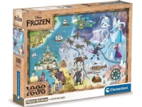 Clementoni CLE pussel 1000 Compact DisneyMaps Frozen 39784