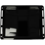 Plaque de four compatible avec Neff Four - 45,8 x 36,5 x 4 cm, anti-adhésif, émaillée, noir - Vhbw