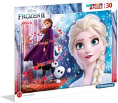 CLEMENTONI - Puzzle cadre La Reine des Neiges 2 – 30 Pièces -  - CLE22702