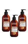 3x Loreal Men Expert Barber Club Beard Face & Hair Wash 3x200ml Pack