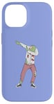 Coque pour iPhone 14 Zombie drôle Dabbing Halloween Party Fun