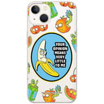 ERT GROUP Coque de téléphone Portable pour Iphone 13 Original et sous Licence Officielle Rick and Morty Motif Rick & Morty 009 adapté à la Forme du téléphone Portable, partiel imprimé