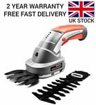 Electric Cordless Hedge Trimmer 7.2v Garden Edger Grass Shears Hand Held