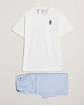 Polo Ralph Lauren Cotton Pyjama Set Blue/White