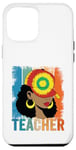 Coque pour iPhone 12 Pro Max Black Teacher Juneteenth Afro Woman Black History Month