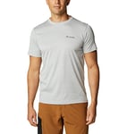 Columbia Homme T-Shirt Manches Courtes Technique, Columbia Grey Heather 039, L