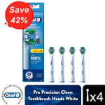 Oral-B Pro X-Filaments Power Toothbrush Refill Replacement Heads, Pack of 4