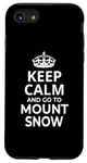 Coque pour iPhone SE (2020) / 7 / 8 Souvenir de Mount Snow / Keep Calm Go To Mount Snow Ski Resort!