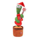 11,8 tums dansande kaktus, Talking Cactus 120 Music Singing Cactus Toy, Cactus Plyschdjur, USB Charging Cactus Toy, Electronic Talking Recording Inte C