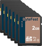 Carte SD 2Go Lot de 30, Cartes SDHC Mémoire SD Classe 10, A1, U1, V10