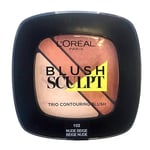 L'Oreal Blush Sculpt Trio Contouring Blush - 102 Nude Beige new sealed