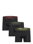 Men's Knit 3-Pack Boxer Boxerkalsonger Black Emporio Armani