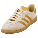 adidas Munchen Mens Cream White Mesa Gum Casual Trainers - 11.5 UK