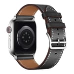 Imak Läderarmband Apple Watch 38/40/41 mm Svart