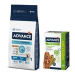 Advance torrfoder + Dental Care Stick på köpet! - 18 kg Maxi Adult + 720 g Medium/Maxi Sticks