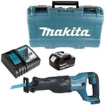 Scie sabre sans fil 18V lxt (1x5,0 Ah) dans coffret Makita DJR186RT