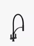 Abode Genio Semi Professional Pull Around Spray 2 Lever Kitchen Tap