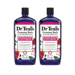 Dr Teal's Foaming Bath with Pomegranate Oil & Black Currant 1000ml Pack Of 2