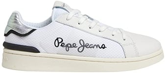 Pepe Jeans Milton Mesh Basket, White, 25 EU