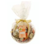 Sweet Citrus Scented Pot Pourri Glass Fish Bowl Vase Gift Wrapped Set (20cm)