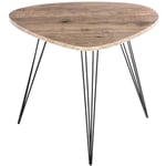 Table d'appoint design Neile - l. 69 x h. 60 cm - 69 x 54 x 60 - Noir