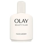 Olay Beauty Fluid Moisturise & Replenish Face, Neck And Body Lotion For Sensitive Skin, For Silky Soft And Smooth Skin,200ml