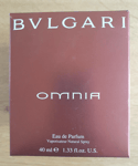 BVLGARI OMNIA Eau de Parfum EDP 40ml Spray Bulgari - Imperfect Box - Free Post