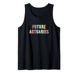 Kids FUTURE ACTUARY Graduation Finance Risk Calculator Tank Top