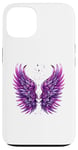 iPhone 13 Purple Angel Wings Case