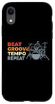 Coque pour iPhone XR Batterie Motivation Musique Band Drummer Set