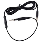 Câble Audio De Remplacement Avec Micro Et Contrôle De Volume,Pour Casque Akg Kturquoise K450 K451 K452 Q460 K480 J55 J88 Noir #B