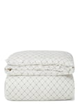 White/Gray Signature Star Sateen Duvet Cover White Lexington Home