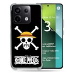 Cokitec Coque Renforcée pour Xiaomi Redmi Note 13 Pro 5G Manga One Piece Tete de Mort