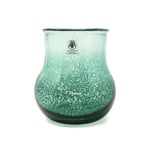 Recycled Glass Flower Vase Teardrop Rimma Jar 20cm Decorative Home Table Décor