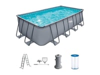 Piscine Tubulaire rectangulaire Funsicle Oasis 5,49 x 2,74 x 1,32m